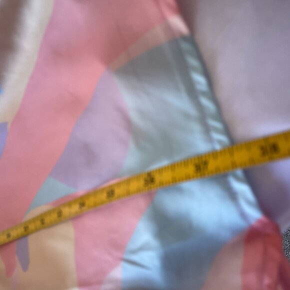 Peppermayo Psychedelic Rainbow Retro Audrey  Mini Slip Dress SZ 4 Pastel Pink - Picture 9 of 12